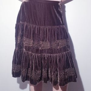 VELVET SKIRT